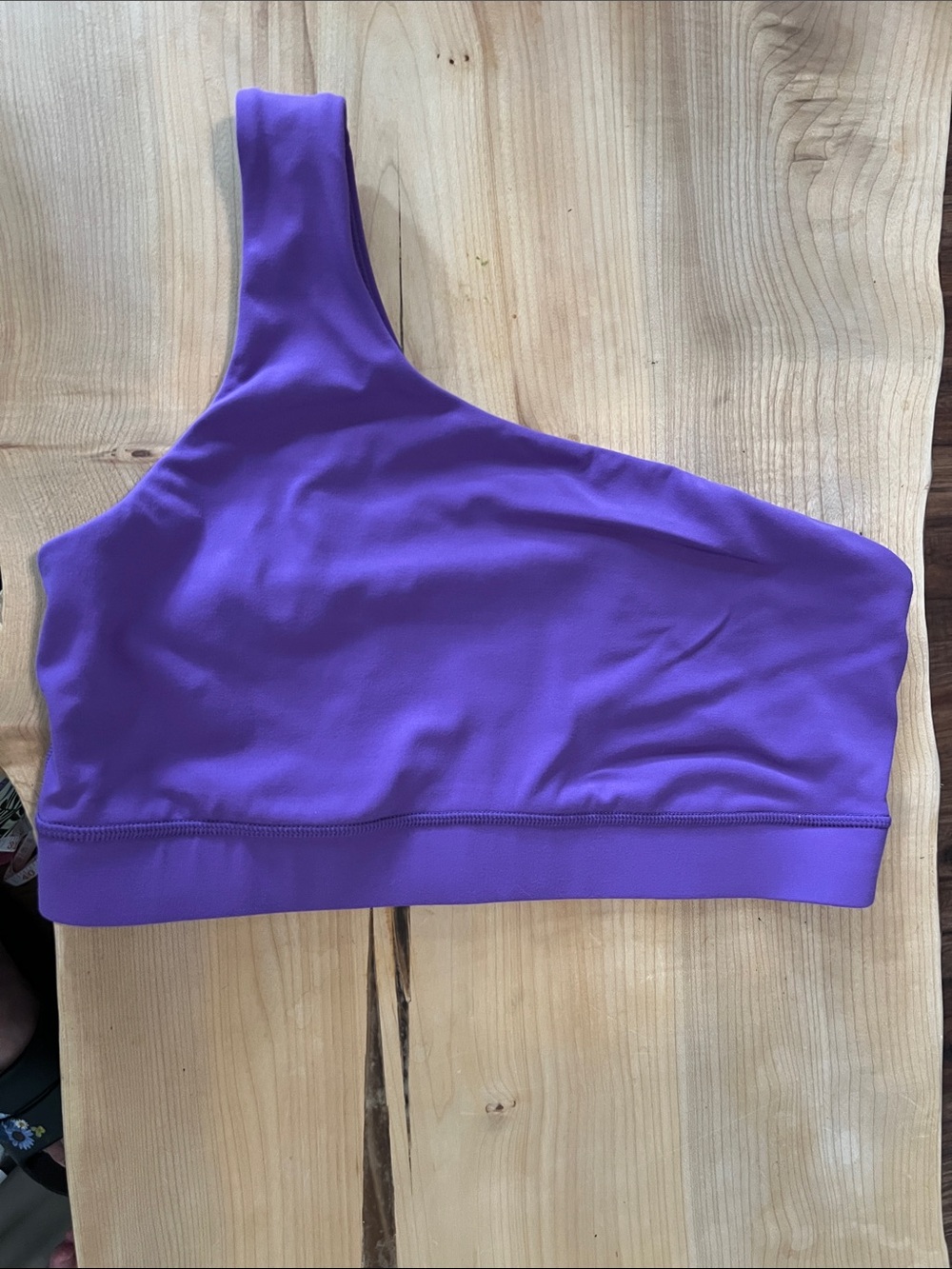 CRZ Yoga Butterluxe One-Shoulder Purple Sports Bra